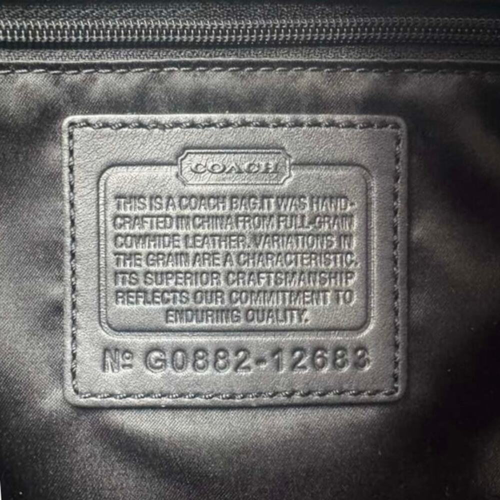 Coach Vintage Y2K Black Leather Soho Hobo Shoulder Bag - Picture 8 of 11